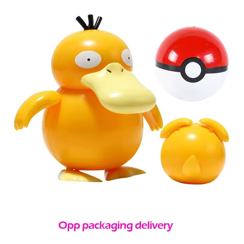 Pokemon Pokeball Figure Transformation Toy Pikachu Charizard Venusaur Blastoise Mewtwo Gyarados Solgaleo Lunala Eevee poke ball gift