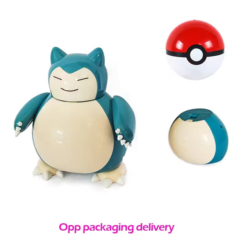 Pokemon Pokeball Figure Transformation Toy Pikachu Charizard Venusaur Blastoise Mewtwo Gyarados Solgaleo Lunala Eevee poke ball gift