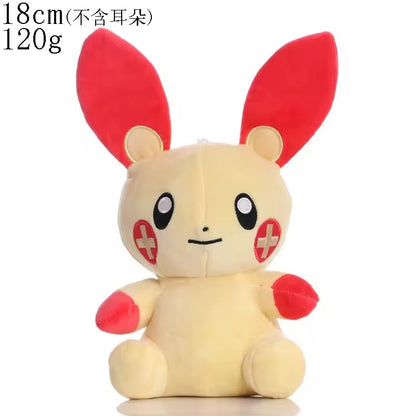 Pokemon Pikachu Pichu Charmander Bulbasaur Squirtle Psyduck Eevee Plush Soft Stuffed Animals Peluche Plushie Toy Small Doll