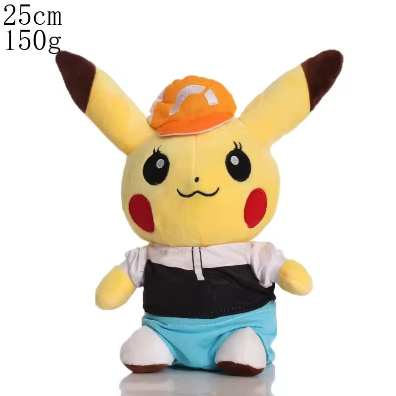 Pokemon Pikachu Pichu Charmander Bulbasaur Squirtle Psyduck Eevee Plush Soft Stuffed Animals Peluche Plushie Toy Small Doll