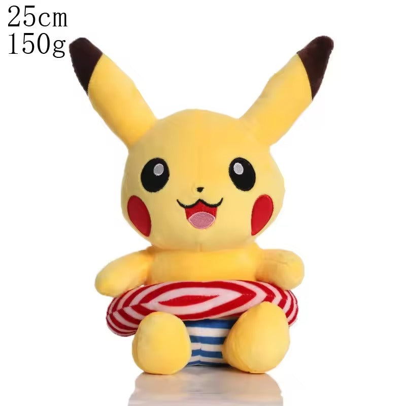 Pokemon Pikachu Pichu Charmander Bulbasaur Squirtle Psyduck Eevee Plush Soft Stuffed Animals Peluche Plushie Toy Small Doll